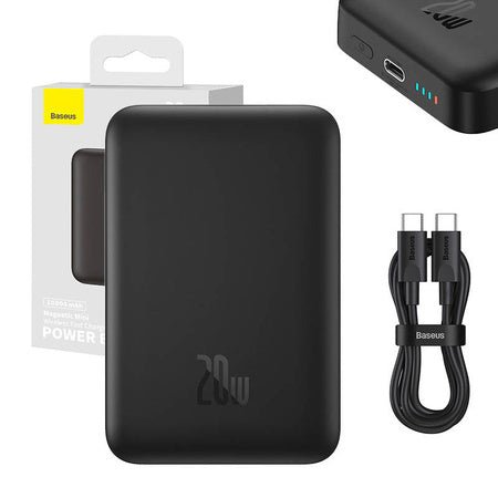 Powerbank Baseus Magnetic Mini 10000mAh 20W MagSafe - Mr LED - 
