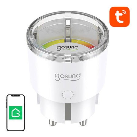 Priză inteligentă WiFi Gosund SP111 3680W 16A, Control Vocal - Mr LED - 